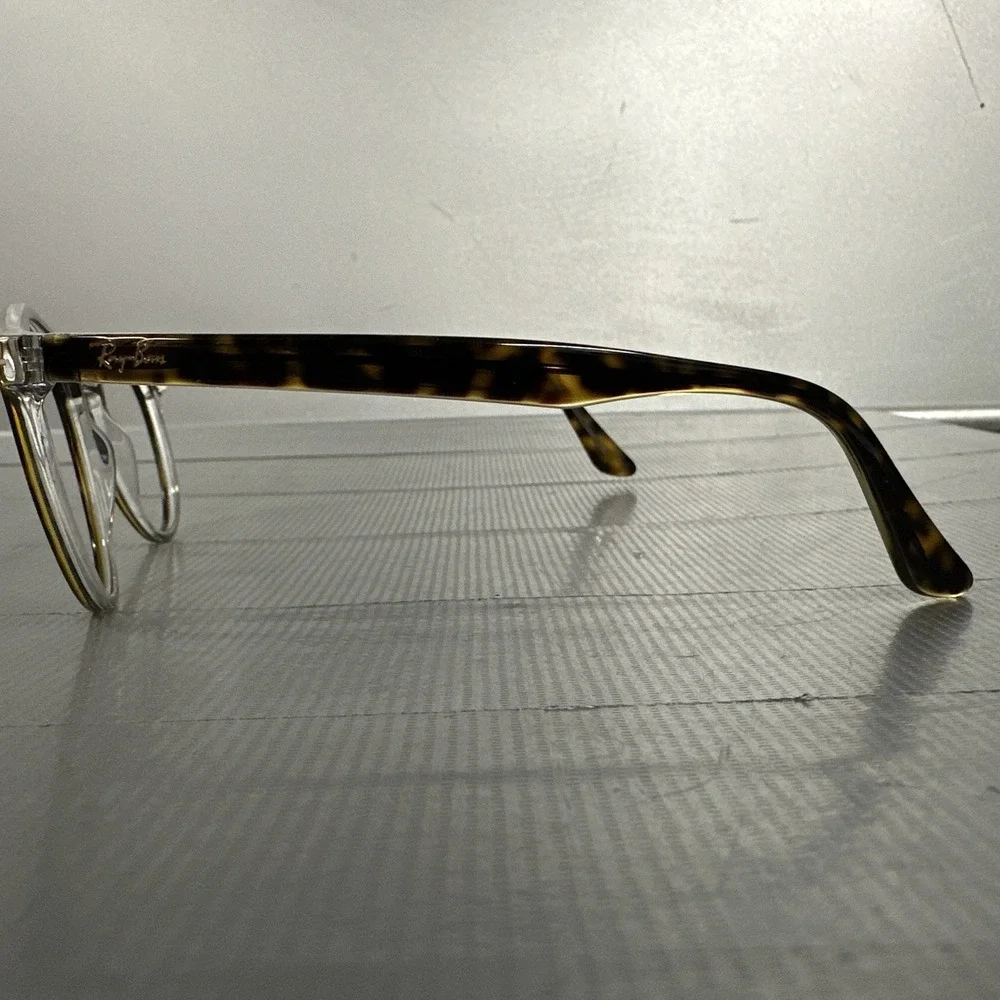 Ray-Ban RB5376 5082  Brown Round Unisex Eyeglasses 50 mm